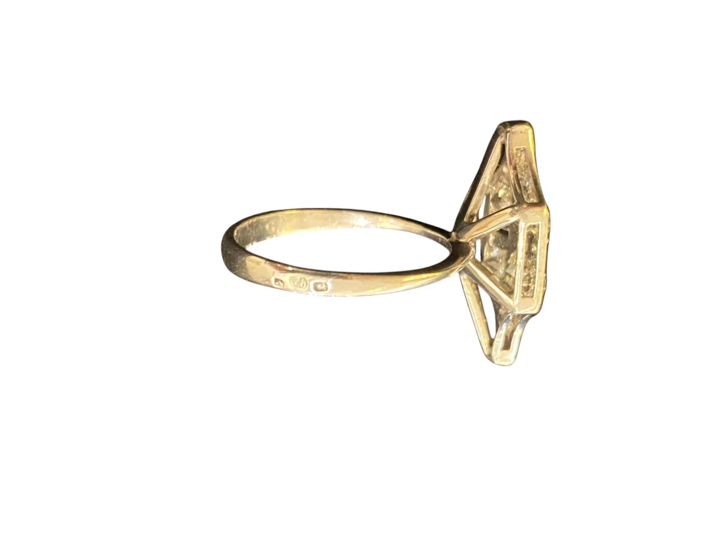 Diamonds Gold Ring For Sale 1