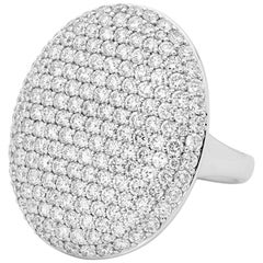 Diamonds Micro Pave Set White Gold Dress Ring
