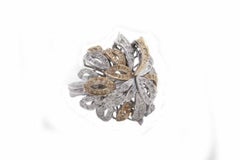 Diamonds Multi Ribbon Fashion Gold Ring