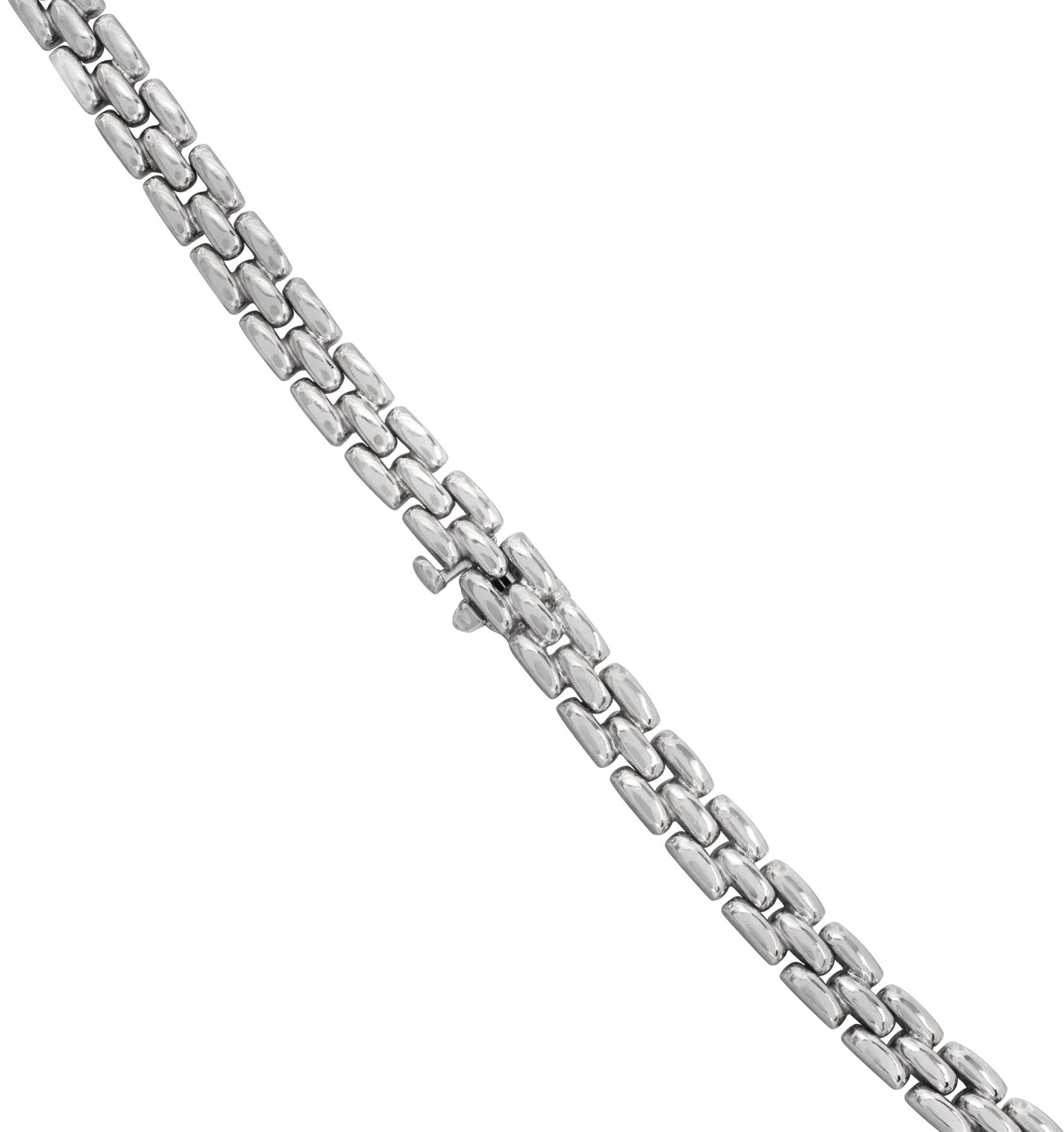 Collier de diamants en platine Diamants ronds de taille brillant en vente 3