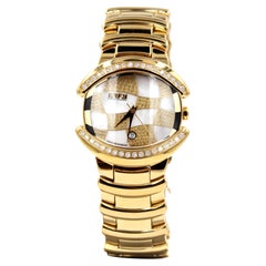 Diamonds Pave Dial Luxury Swiss Quartz Exotic Watch
