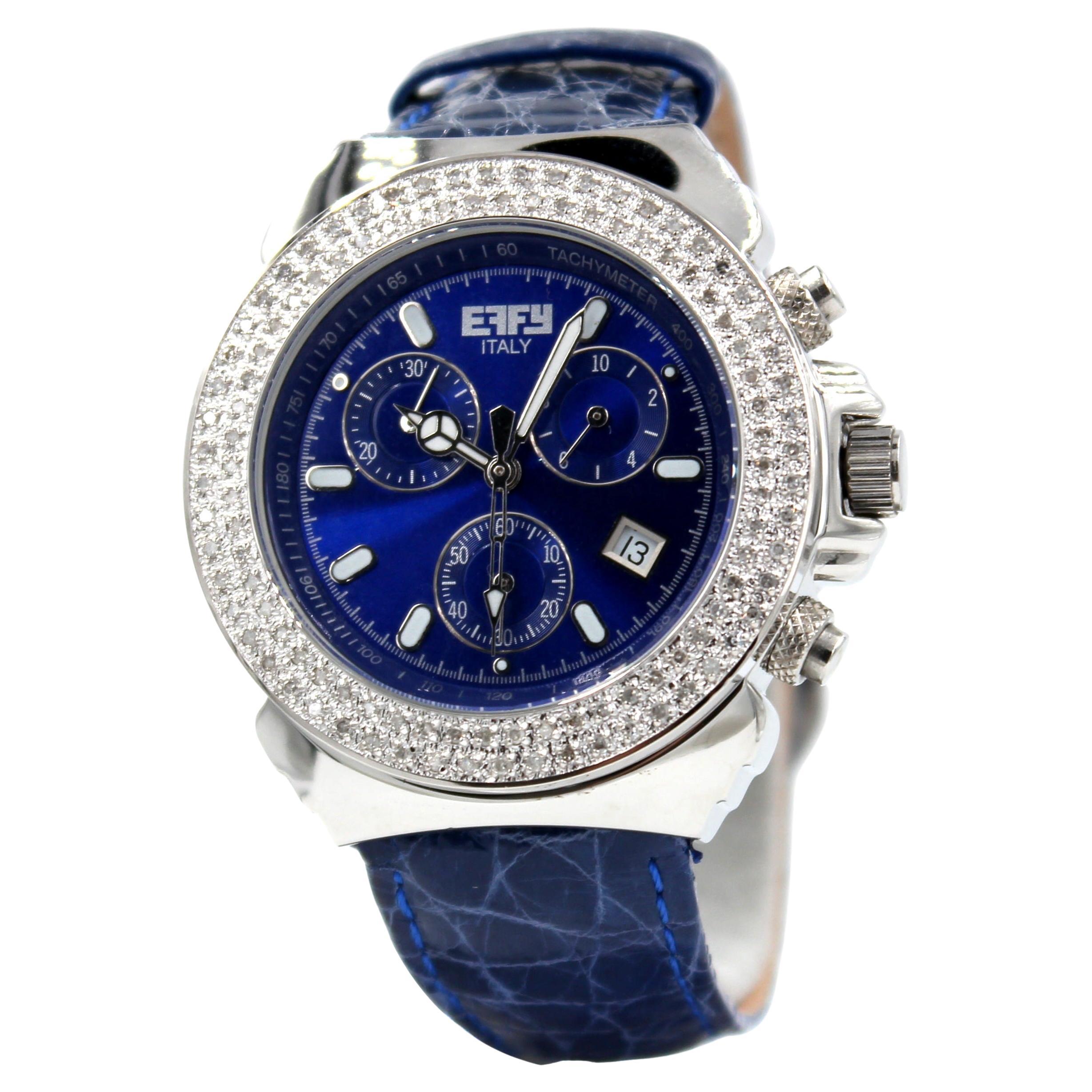 Diamonds Pave Dial Luxury Swiss Quartz Exotic Watch For Sale