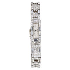 Diamonds & Platinium Art Deco watch