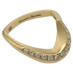 Diamanten Rose 18 Kt Gold Love At First Sight Made in Italy Ring mit Diamanten 