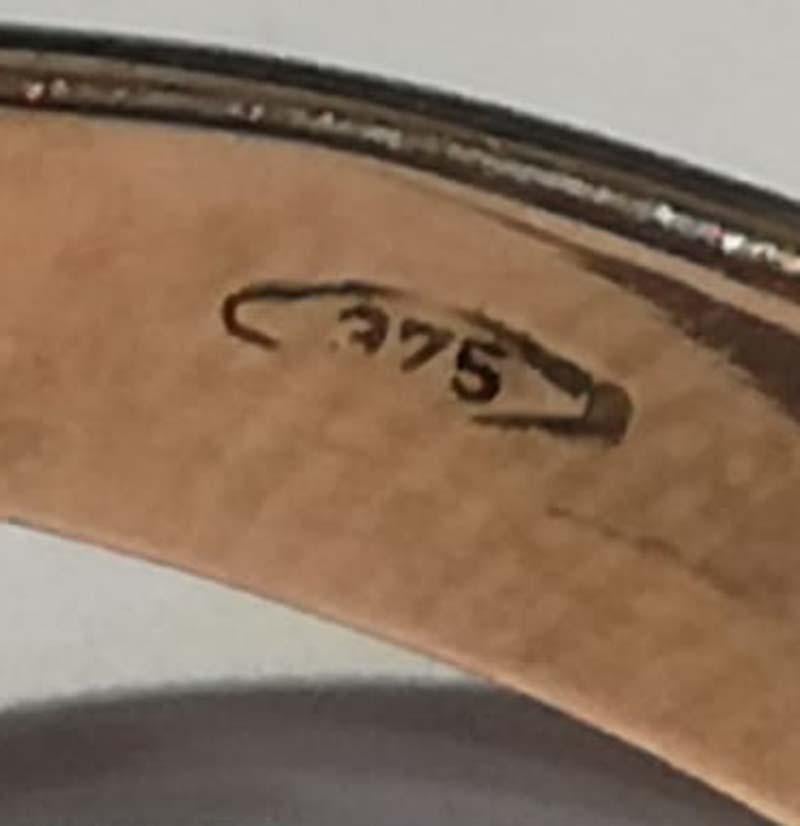 Donna Anello con diamanti, oro rosa e argento. in vendita