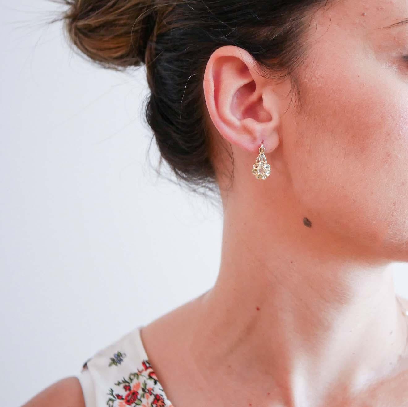 Donna Diamanti, Orecchini in oro rosa in vendita