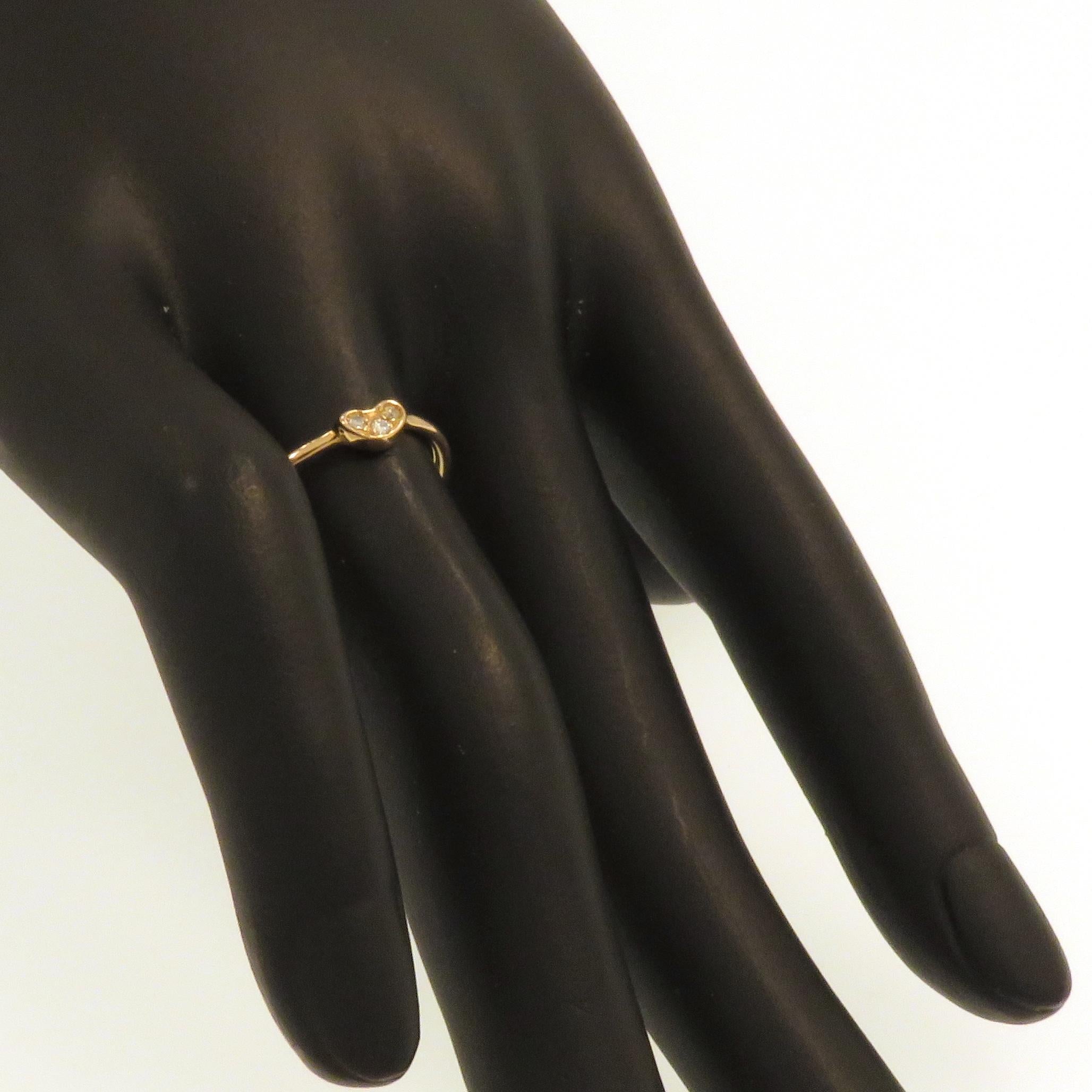 Diamonds Rose Gold Stacking Ring Handcrafted in Italy by Botta Gioielli In New Condition For Sale In Milano, IT