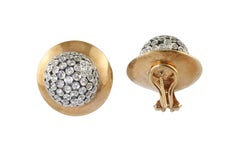 Diamonds Rose White Gold Earrings
