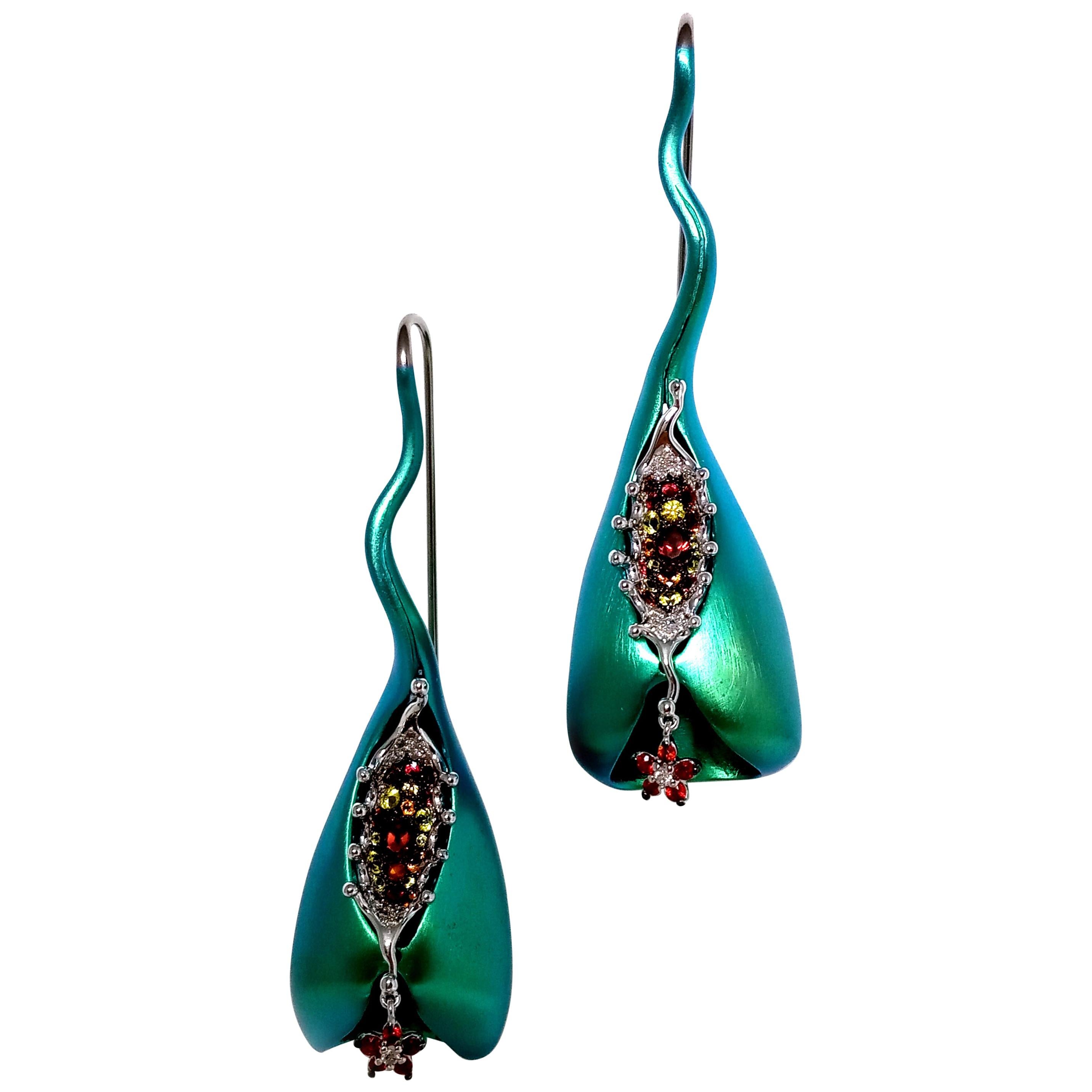 JAR Titanium Gold Carnaval à Venise Earrings at 1stDibs