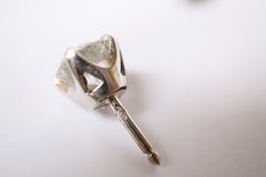 Diamonds Stud Earrings 18 Carat White Gold Set with 1.86 Carats of Diamonds