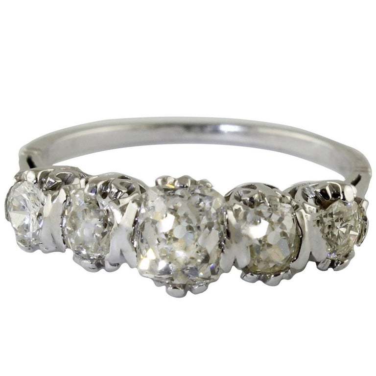 Diamonds White Gold Eternity Ring For Sale at 1stdibs