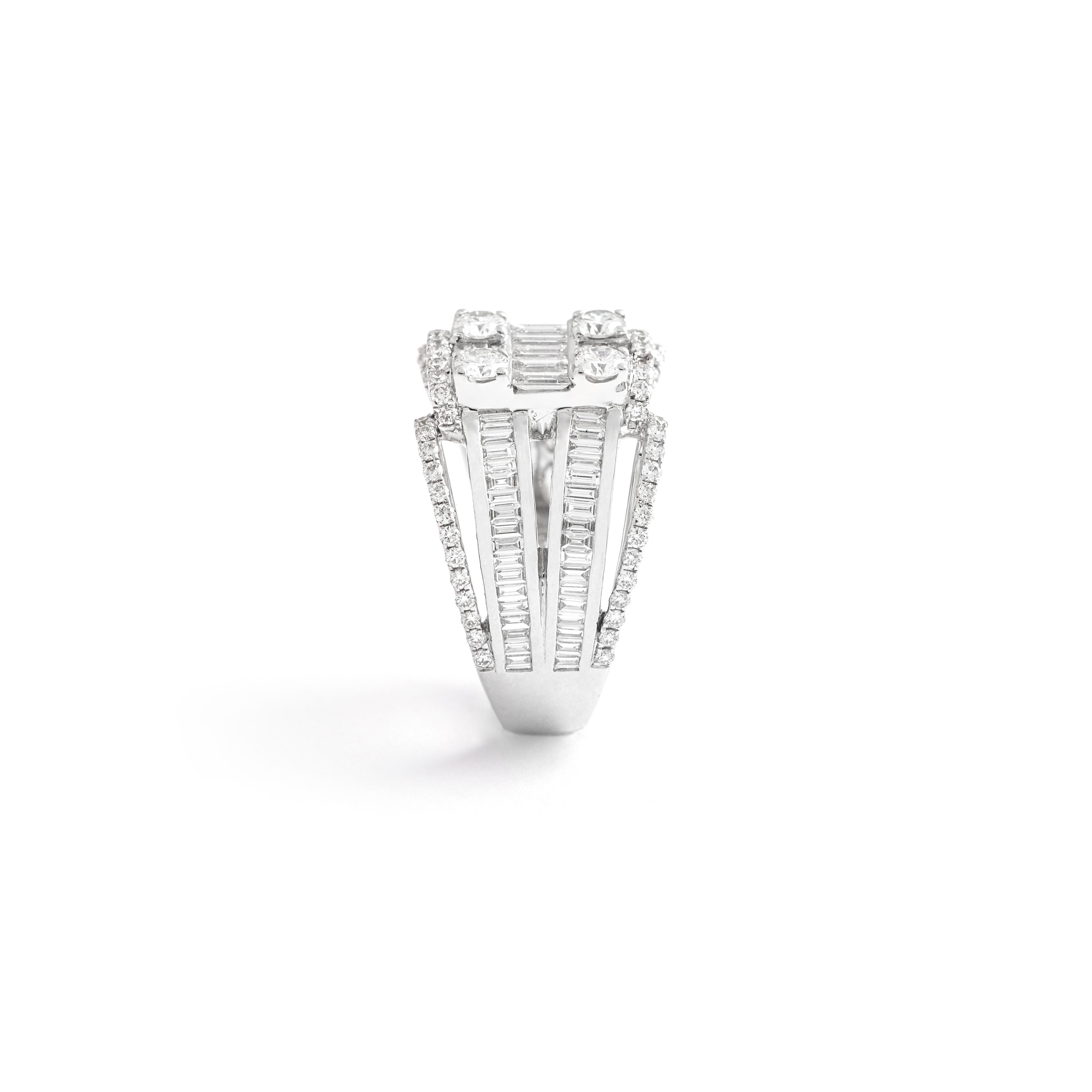 Diamonds White Gold Ring For Sale 1