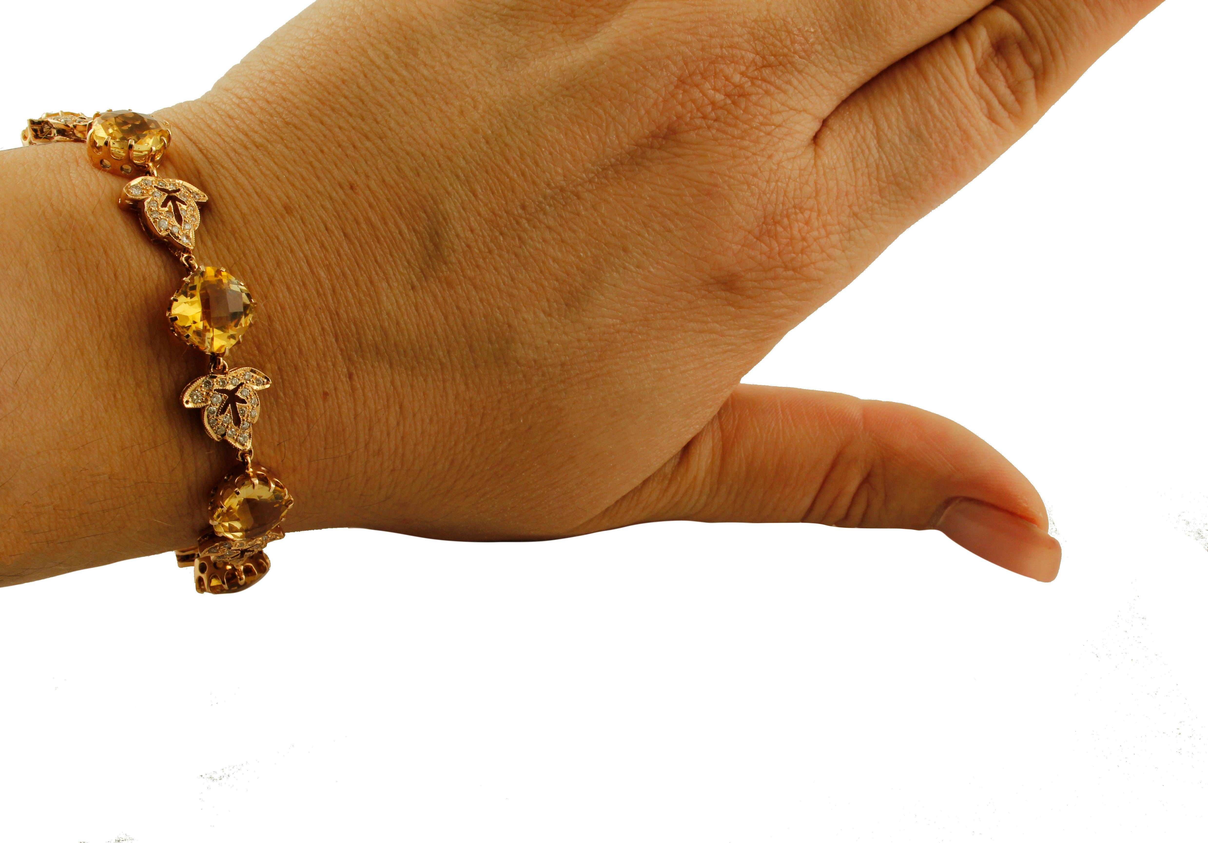 gold topaz bracelet