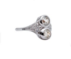 Diamonds, 14 Karat White Gold Ring