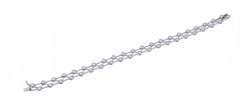 Diamonds, 18 Karat White Gold Bracelet