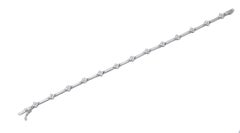 Diamonds, 18 Karat White Gold Modern Bracelet