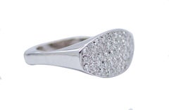 Diamonds, 18 Karat White Gold Ring