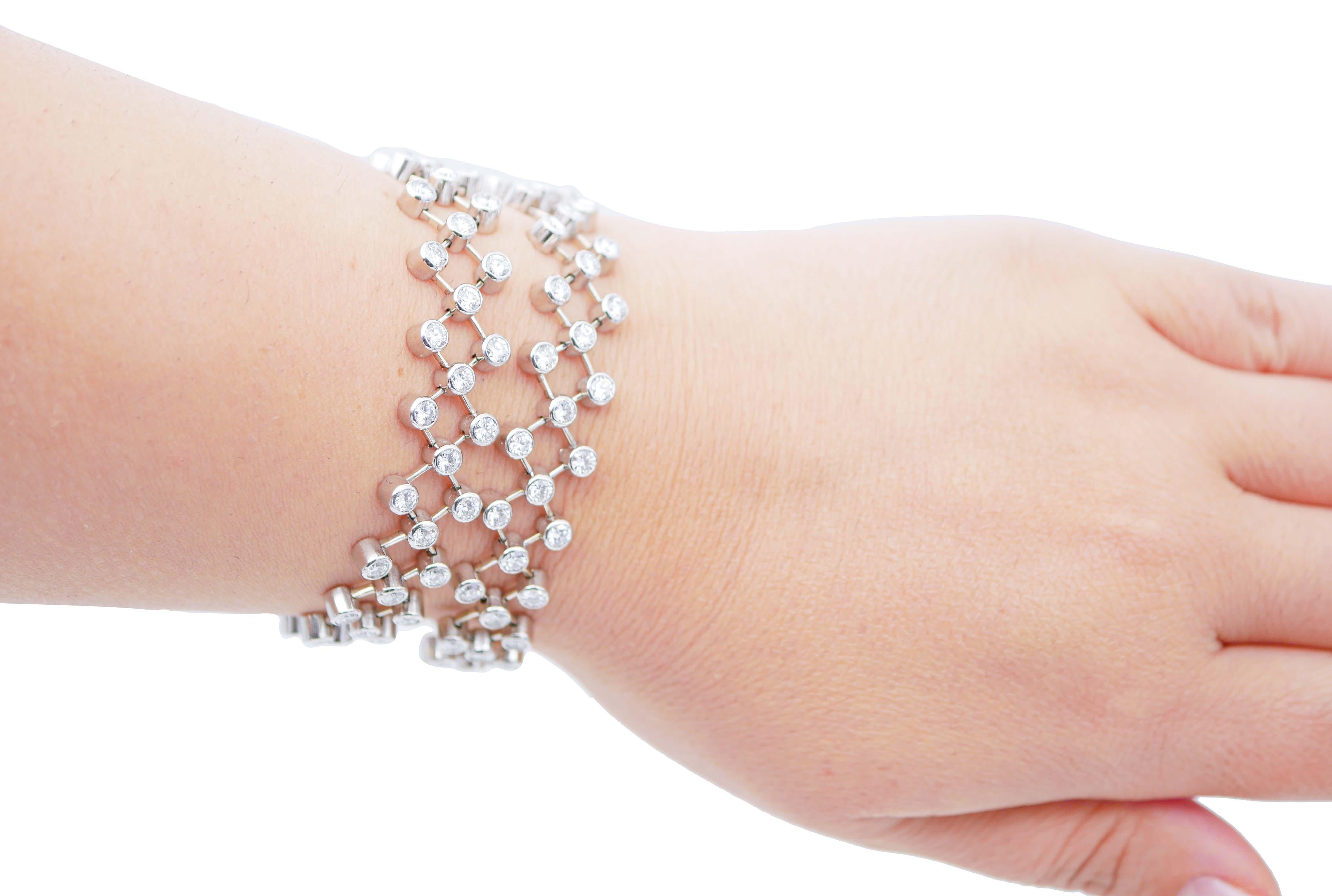Women's Diamonds, Platinum Bracelets / Necklace.