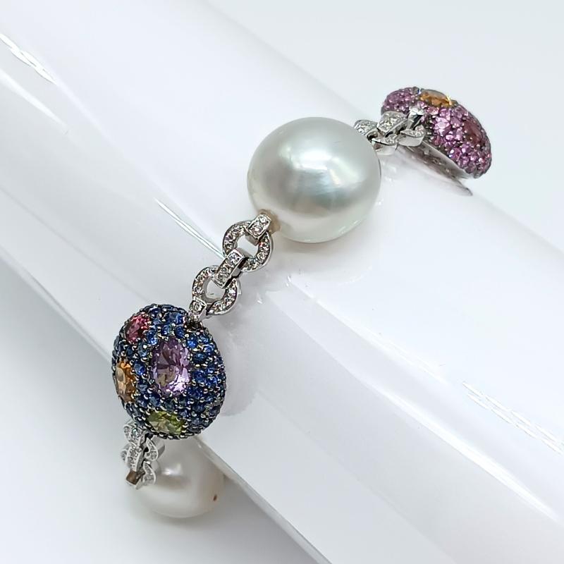 Women's or Men's Diamrusa Bracelet For Sale