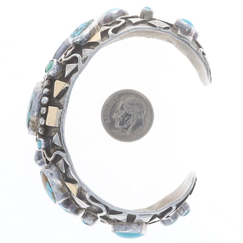 Women's Dian Malouf Turquoise Cuff Bracelet 6 1/4