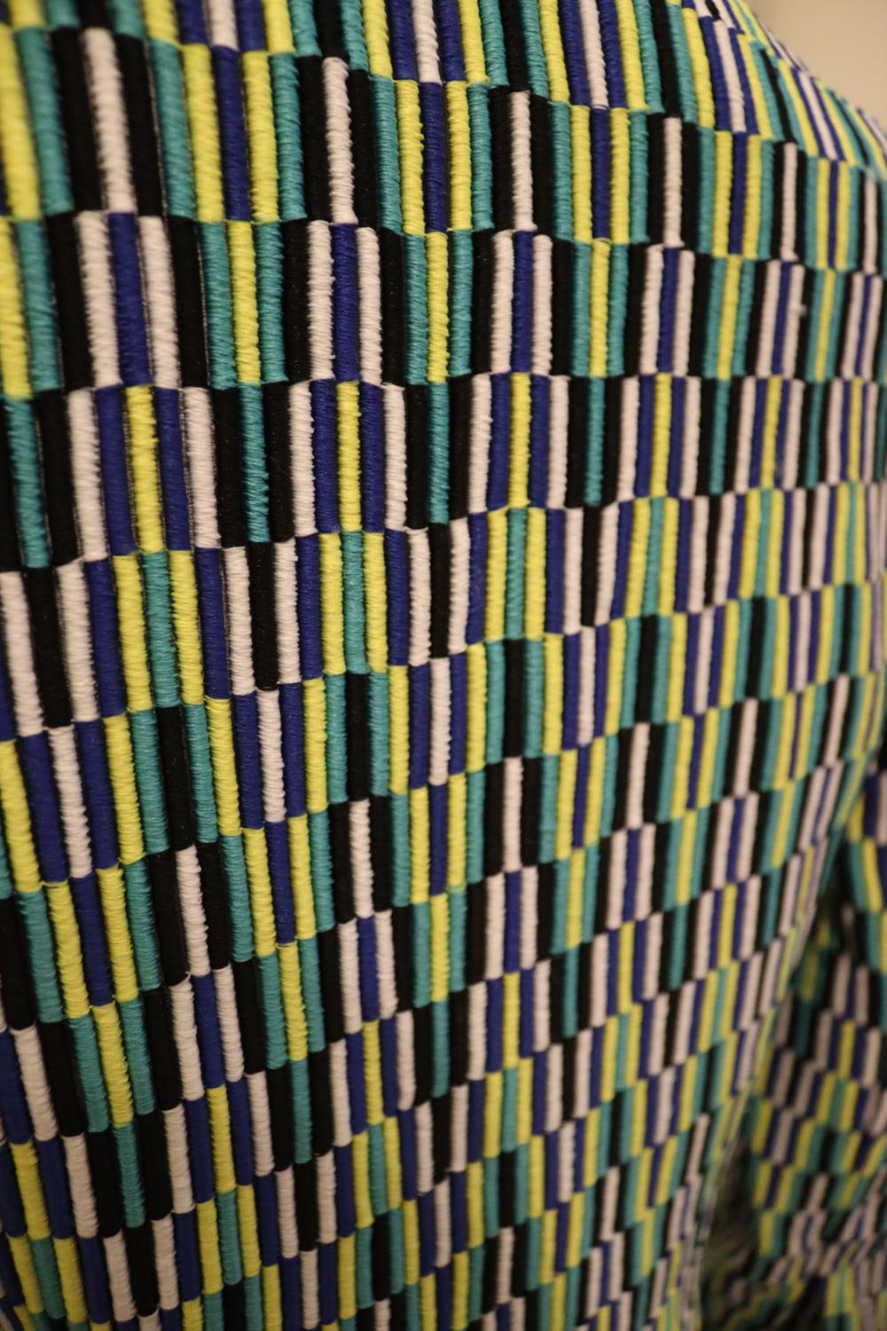 Dian Von Furstemberg Colourful Silk Jacket For Sale 1