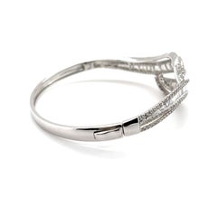'Diana' 18CT White Gold Diamond Bangle