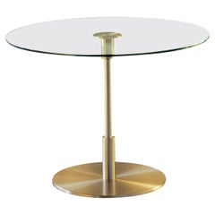 Diana Alta Glass Top Side Table by Federico Correa, Alfonso Milá, Miguel Milá