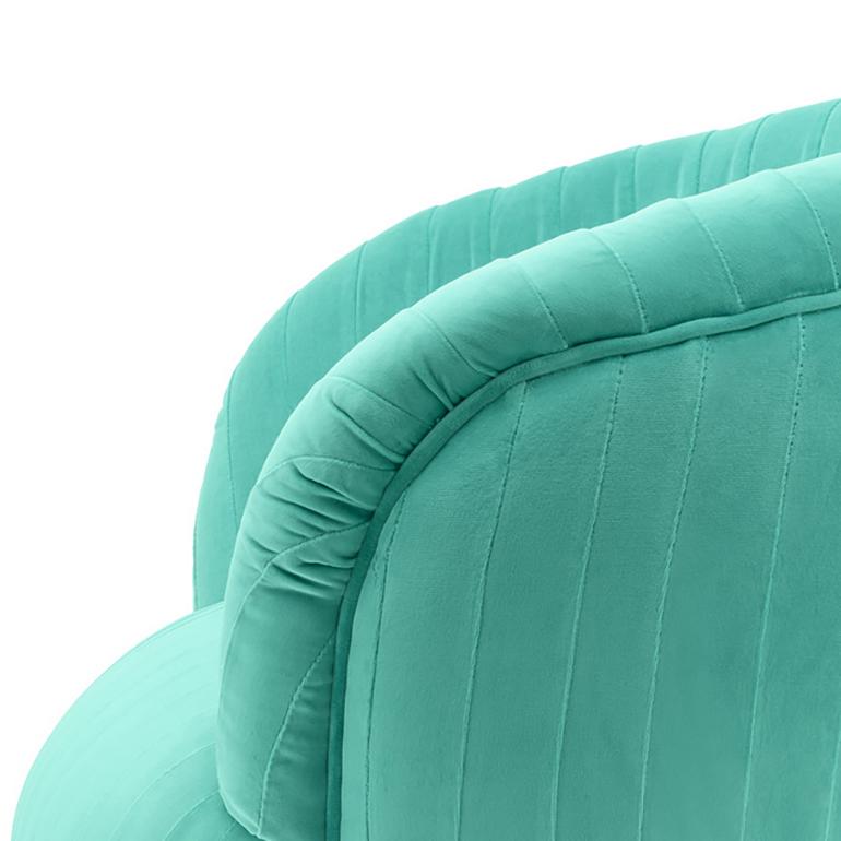 Diana Aqua Armchair In New Condition For Sale In Paris, FR