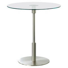 Diana Baja Glass Top Side Table by Federico Correa, Alfonso Milá, Miguel Milá