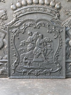 Diana Bathing Fireback, France, 18th Century