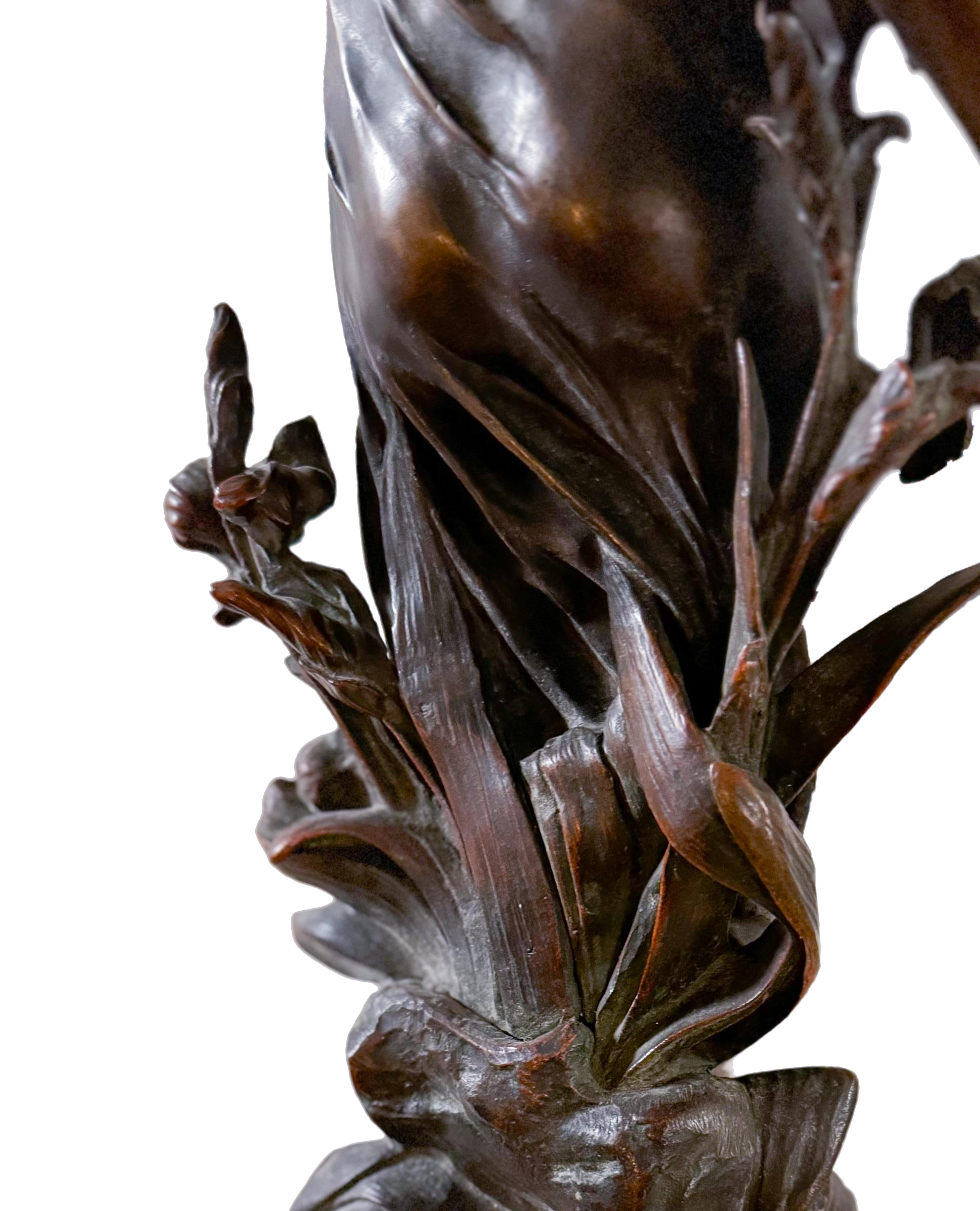 Diana Bronze Sculpture by Drouot, Napoleon III, 19th Century For Sale 2