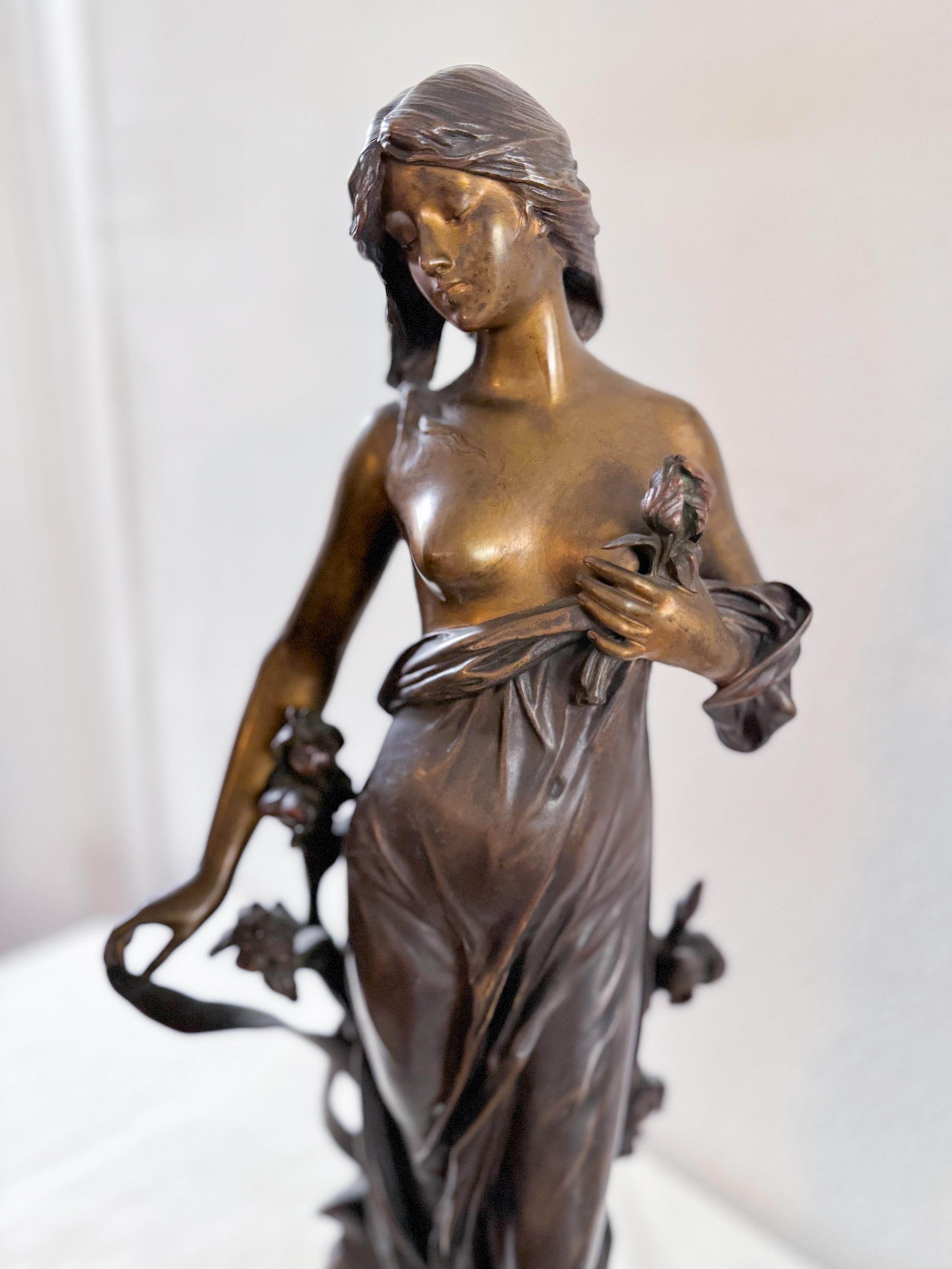 Diana Bronze Sculpture by Drouot, Napoleon III, 19th Century For Sale 3