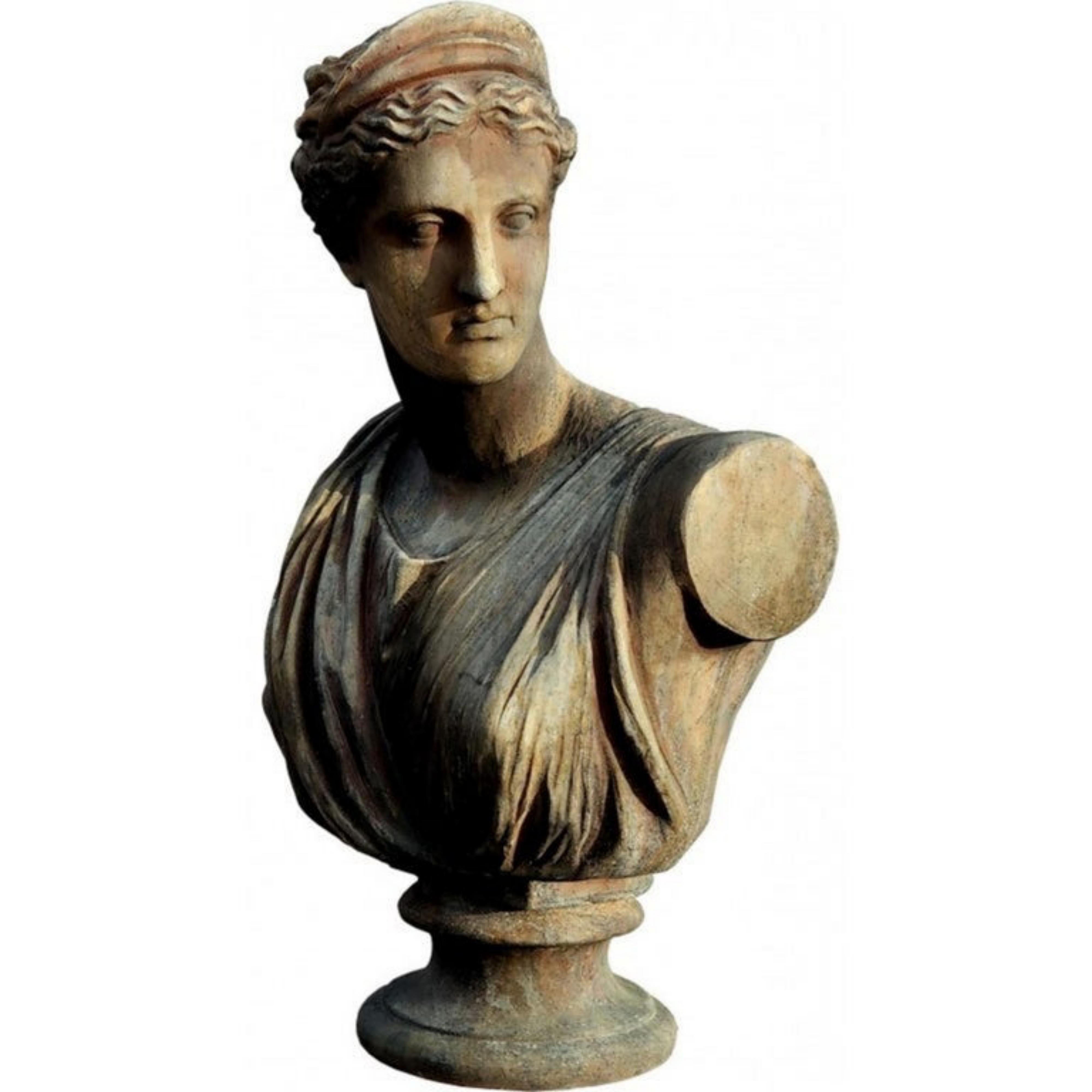 Diana Bust in Terracotta, Artemis of Versailles, Early 20th Century In Good Condition In Madrid, ES
