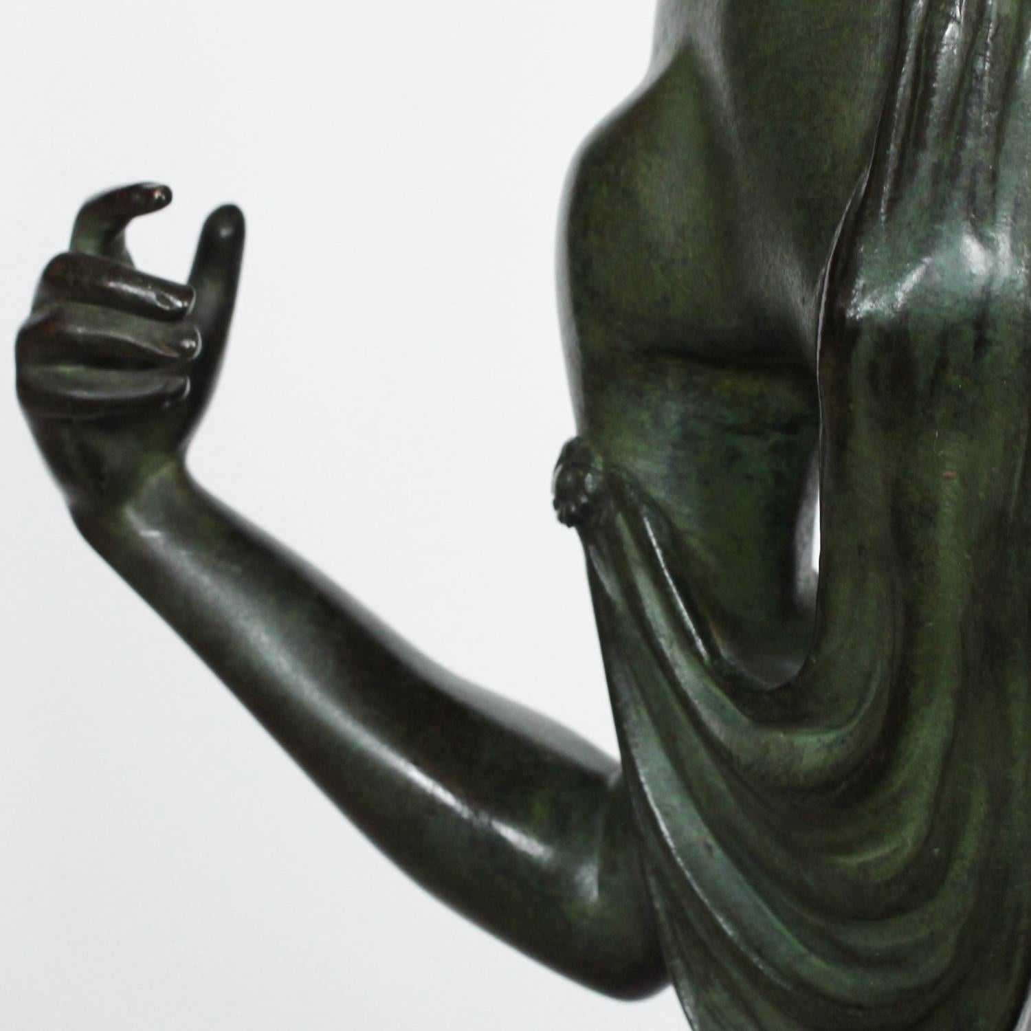 Bronze 'Diana' by Pierre Le Faguays