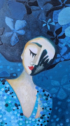 Holding hands, Mixed Media on Canvas