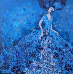 Holding hands, Mixed Media on Canvas