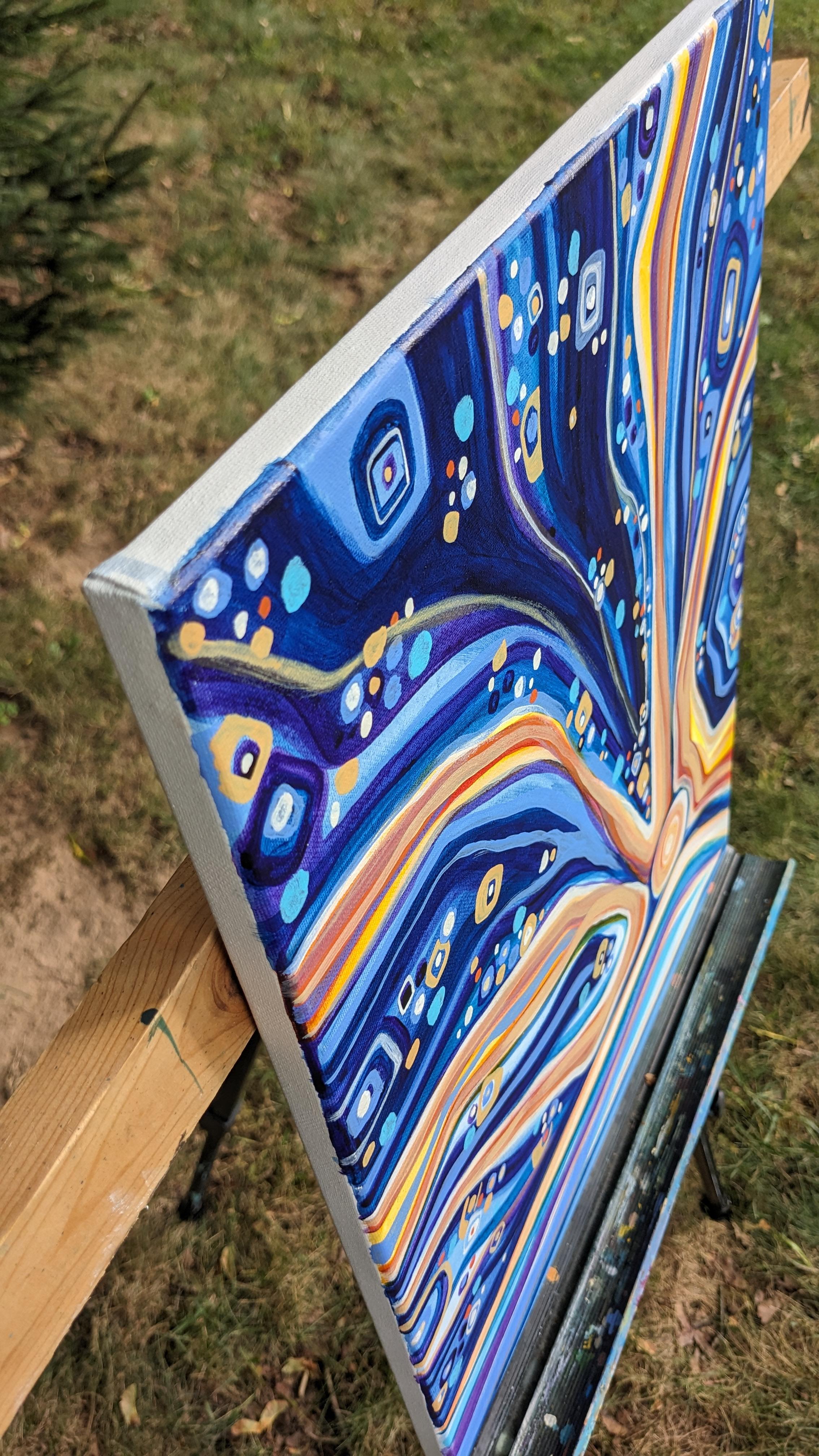 Luminescenza, Pittura astratta - Painting di Diana Elena Chelaru