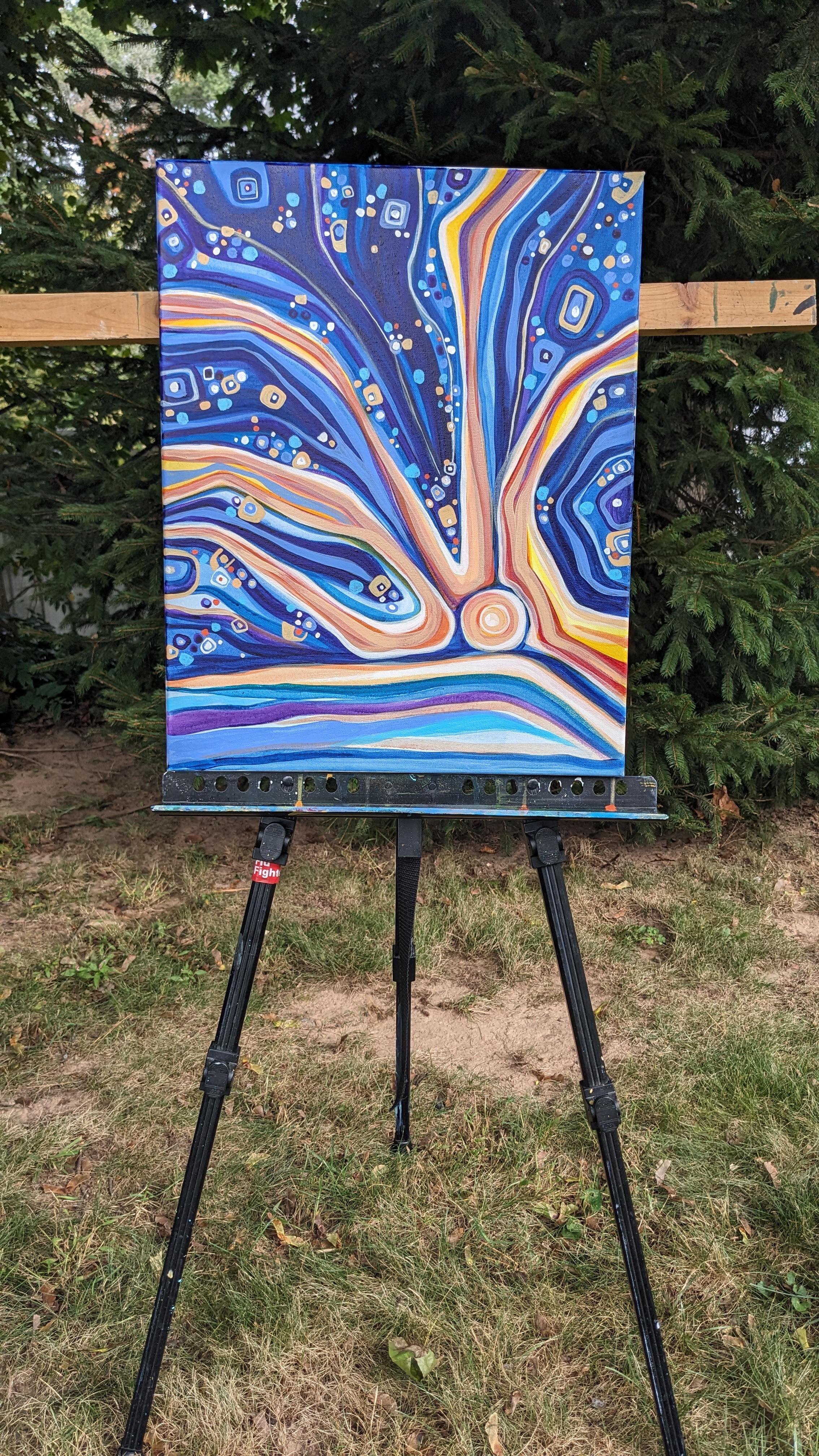 Luminescenza, Pittura astratta - Painting Astratto di Diana Elena Chelaru