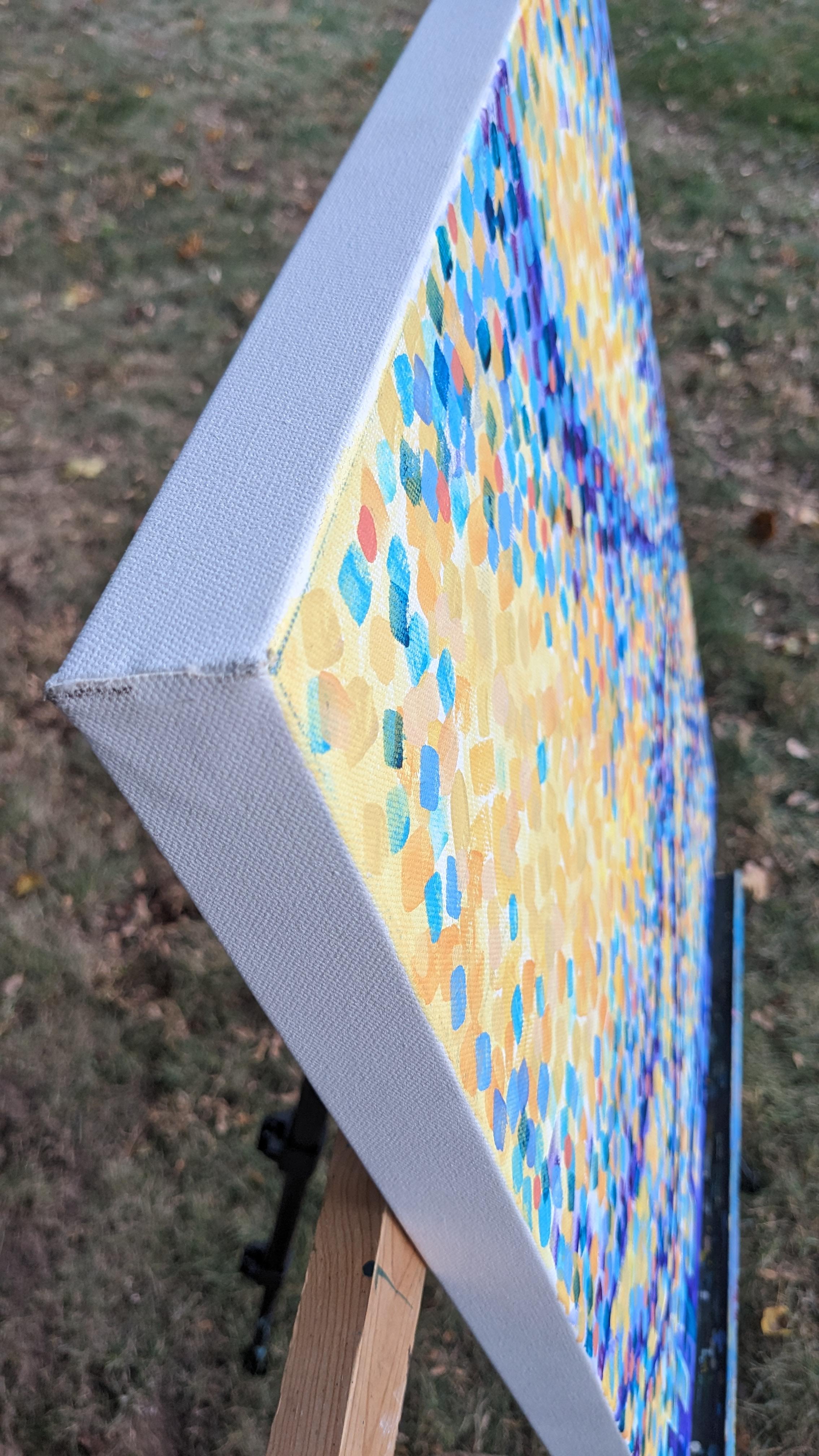 Stella nascente, Pittura astratta - Painting di Diana Elena Chelaru