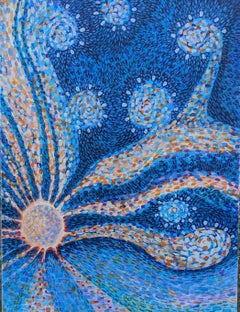 Sparks in the Sky, peinture abstraite