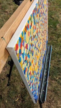 Étoile au-dessus de la ville, peinture originale