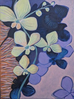 White Orchid, Original Painting