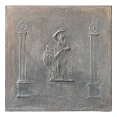 Diana Fireplace Back Plate, France, 18th/19th Century