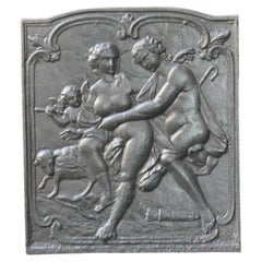 Diana Fireplace Back Plate, France, 18th Century