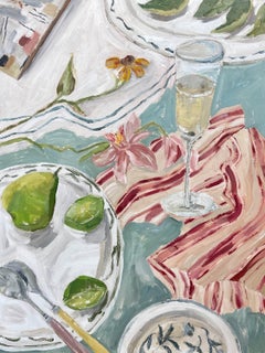 Champagne, Flowers and Fruit & Poppies and Blue Vase, diptych