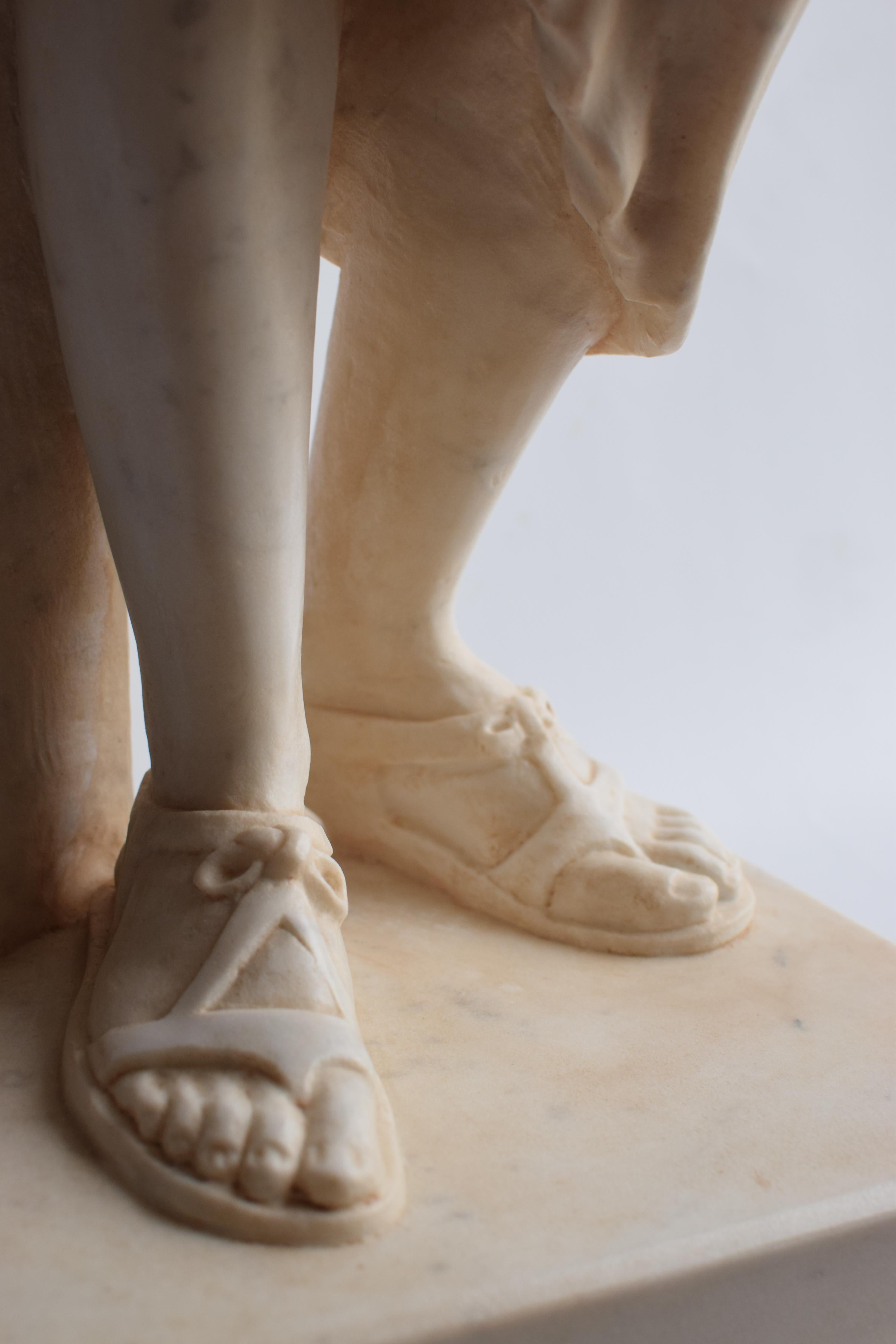 Diana Gabii, sculpture sur marbre blanc de Carrare, fabriquée en Italie Neuf - En vente à Tarquinia, IT