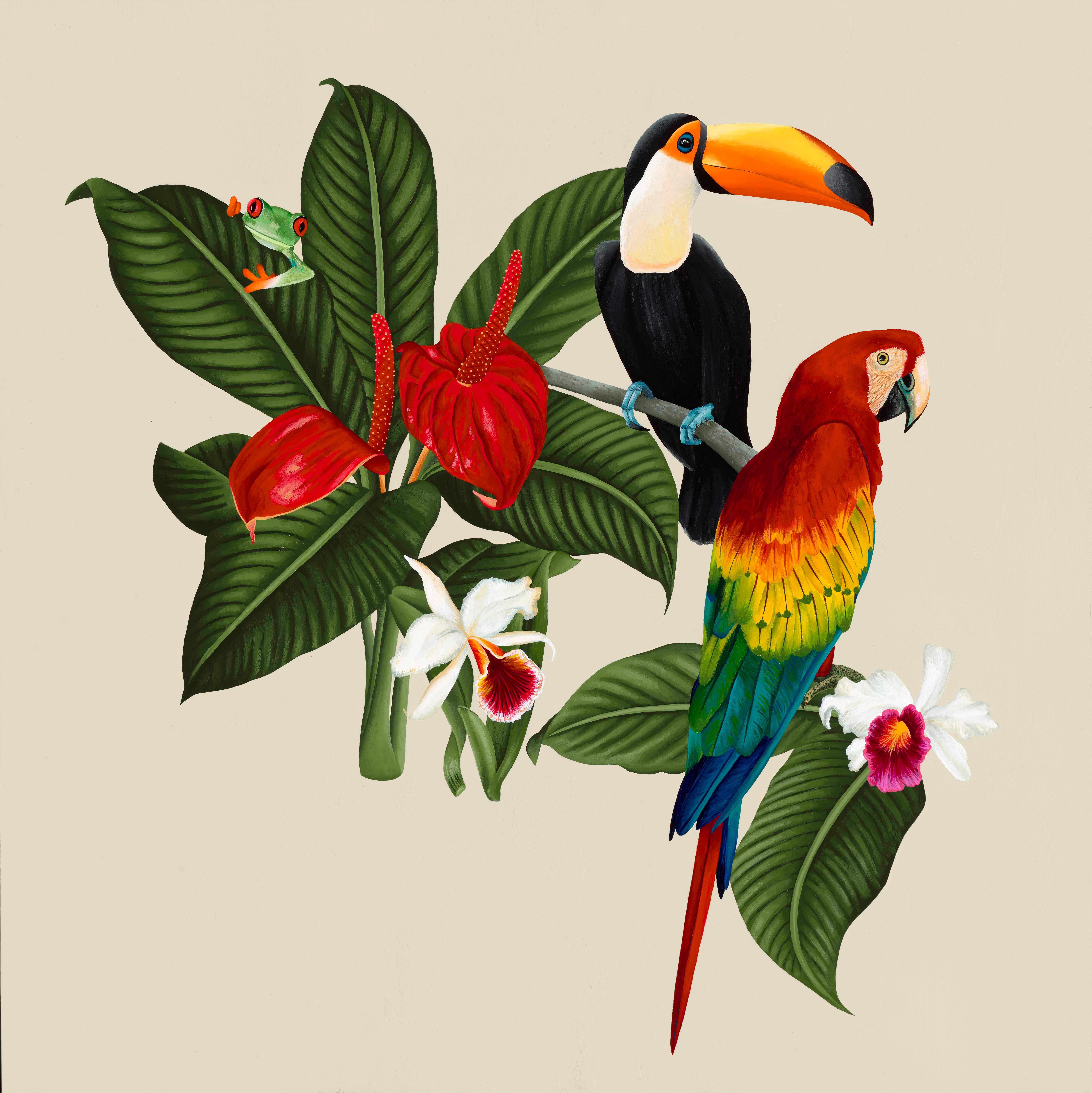 Tropicalia - Painting by Diana Georgie