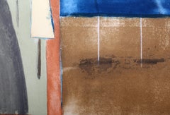 Bridge in Merida, Abstract Aquatint Etching by Diana Gonzalez Gandolfi