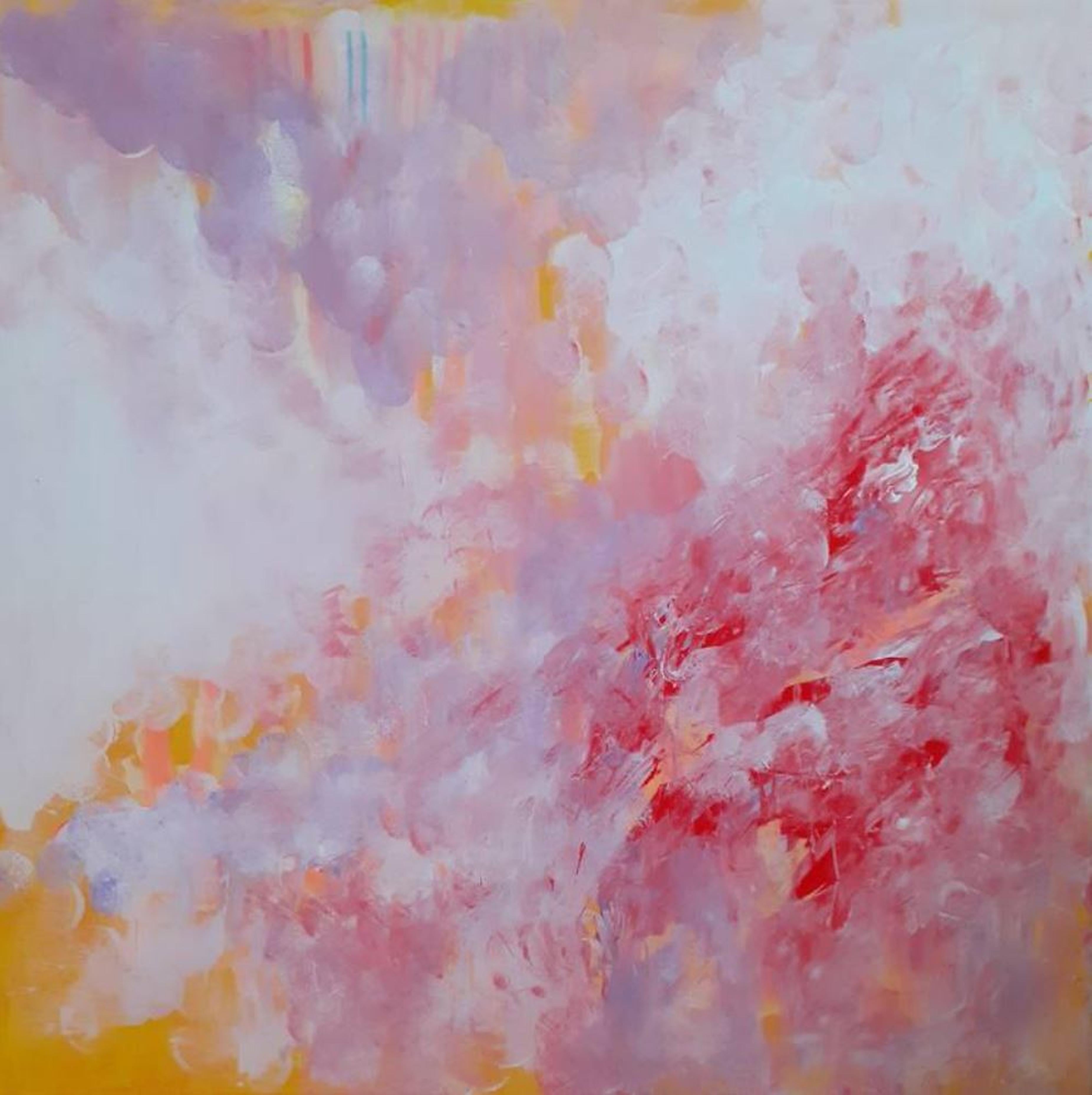 Diana Heit Abstract Painting - The Death of Mars, Painting, Acrylic on Canvas