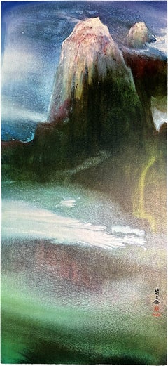 Diana Kan Fantasy 1990 Paesaggio Firmato Edizione Limitata Media Mista